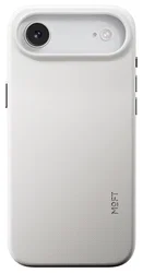 MOFT MOVAS Snap iPhone Air Hoesje MagSafe Vegan Leer Back Cover Grijs afbeelding