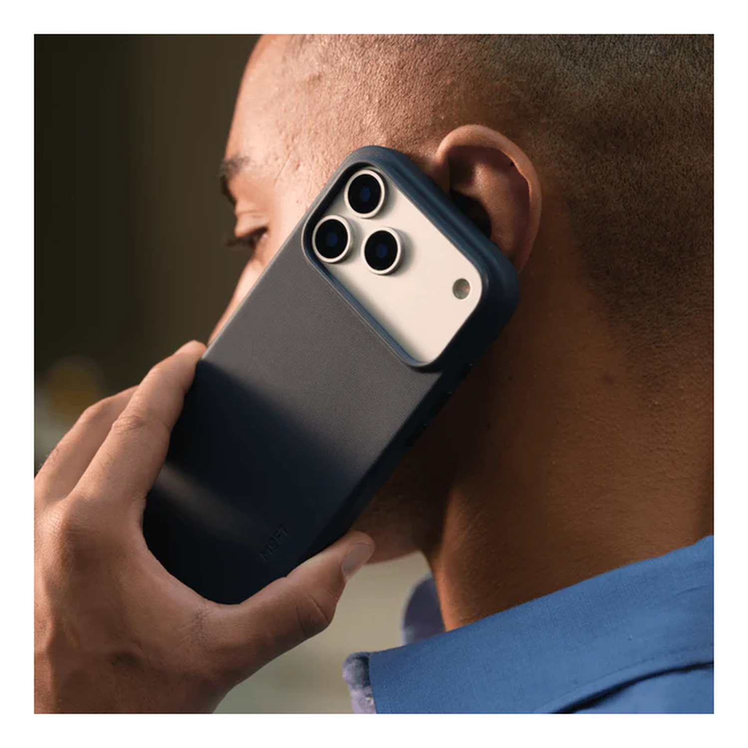 MOFT MOVAS Snap iPhone 17 Pro Hoesje MagSafe Vegan Leer Back Cover Zwart afbeelding 14