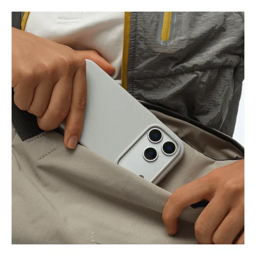 MOFT MOVAS Snap iPhone 17 Pro Hoesje MagSafe Vegan Leer Back Cover Grijs afbeelding 15