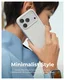 MOFT MOVAS Snap iPhone 17 Pro Hoesje MagSafe Vegan Leer Back Cover Grijs afbeelding 6