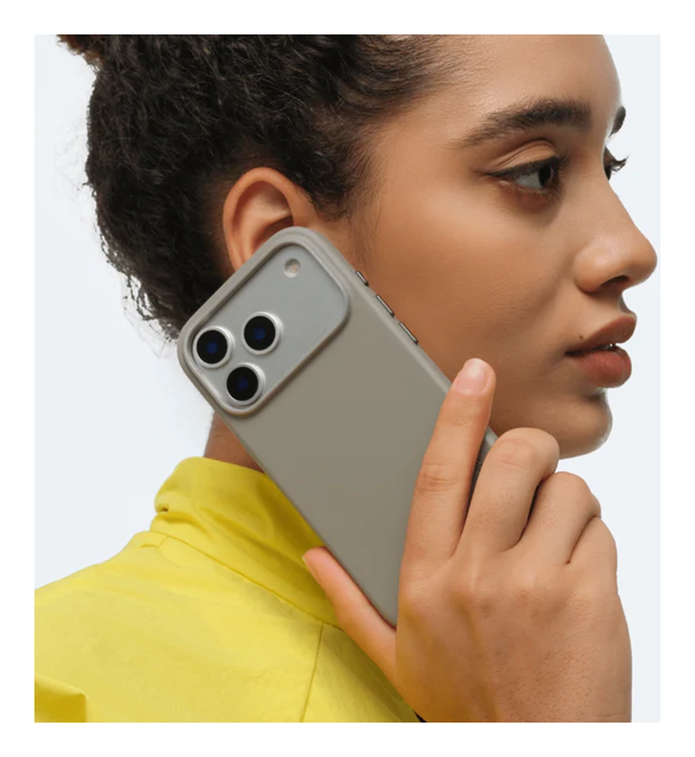 MOFT MOVAS Snap iPhone 17 Pro Hoesje MagSafe Vegan Leer Back Cover Taupe afbeelding 13