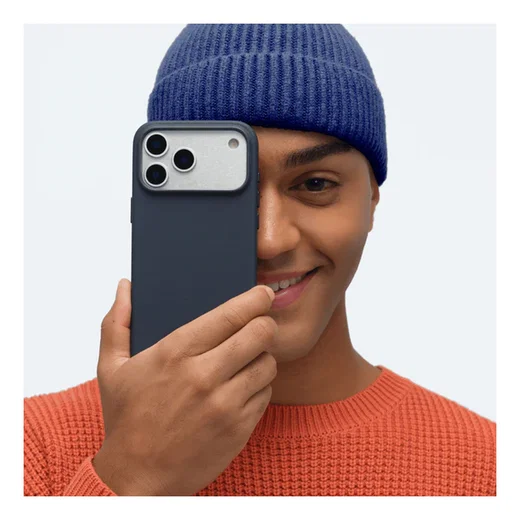MOFT MOVAS Snap iPhone 17 Pro Hoesje MagSafe Vegan Leer Back Cover Navy afbeelding 14