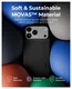 MOFT MOVAS Snap iPhone 17 Pro Hoesje MagSafe Vegan Leer Back Cover Navy afbeelding 6
