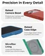 MOFT MOVAS Snap iPhone 17 Pro Hoesje MagSafe Vegan Leer Back Cover Blauw afbeelding 10