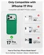 MOFT MOVAS Snap iPhone 17 Pro Hoesje MagSafe Vegan Leer Back Cover Groen afbeelding 4