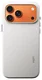 MOFT MOVAS Snap iPhone 17 Pro Max Hoesje MagSafe Leer Back Cover Grijs
