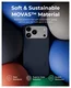 MOFT MOVAS Snap iPhone 17 Pro Max Hoesje MagSafe Leer Back Cover Navy afbeelding 5