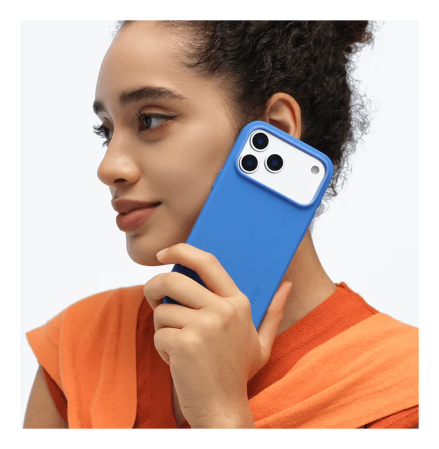 MOFT MOVAS Snap iPhone 17 Pro Max Hoesje MagSafe Leer Back Cover Blauw afbeelding 13