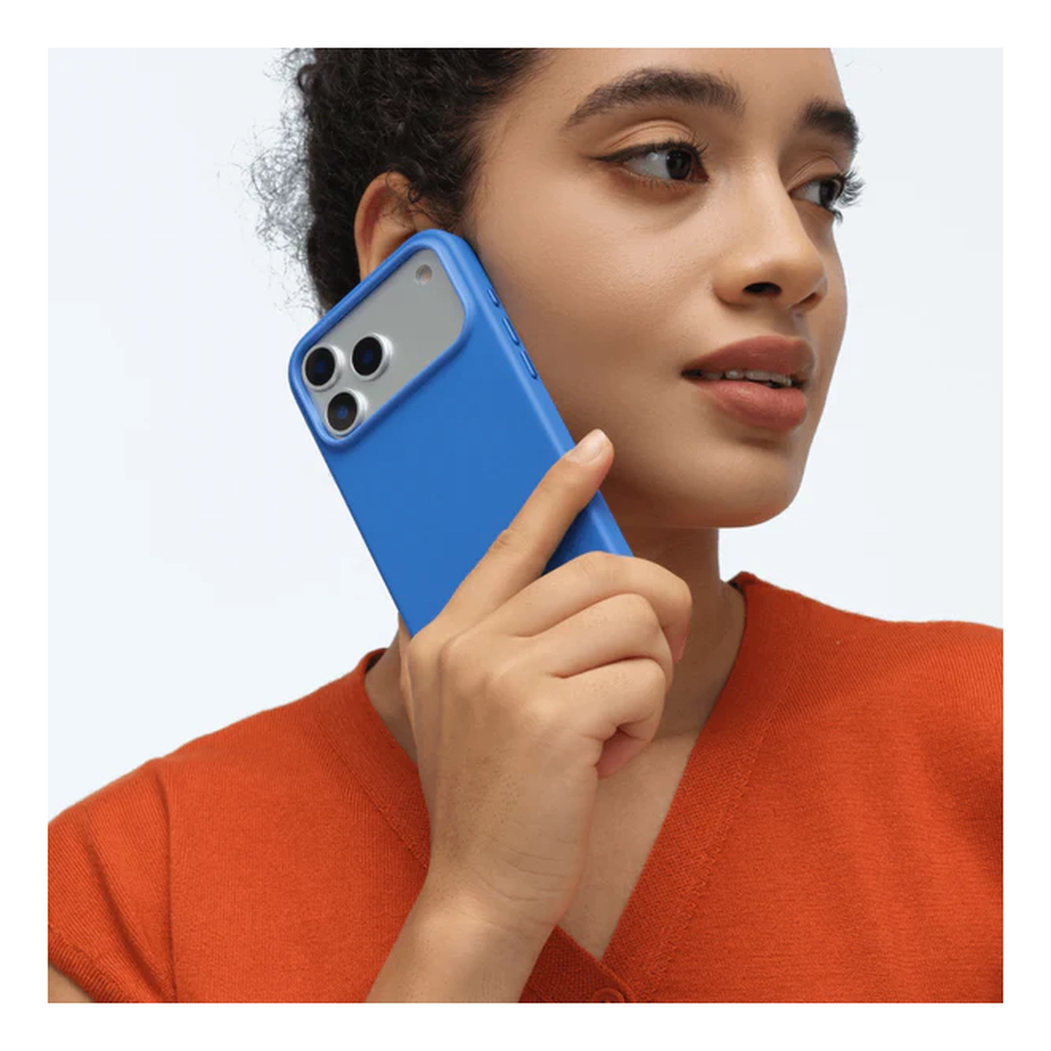 MOFT MOVAS Snap iPhone 17 Pro Max Hoesje MagSafe Leer Back Cover Blauw afbeelding 14
