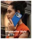 MOFT MOVAS Snap iPhone 17 Pro Max Hoesje MagSafe Leer Back Cover Blauw afbeelding 6
