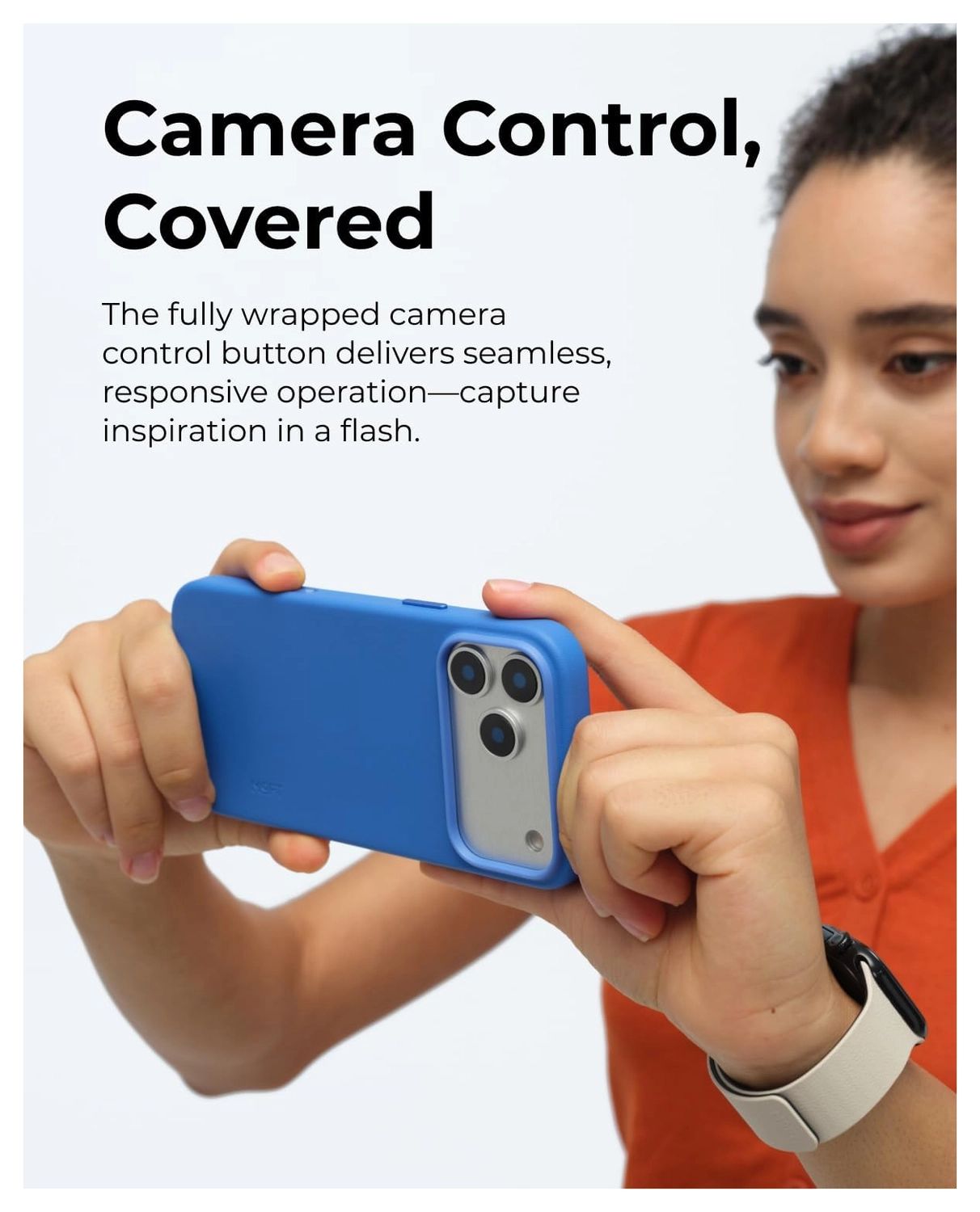 MOFT MOVAS Snap iPhone 17 Pro Max Hoesje MagSafe Leer Back Cover Blauw afbeelding 7