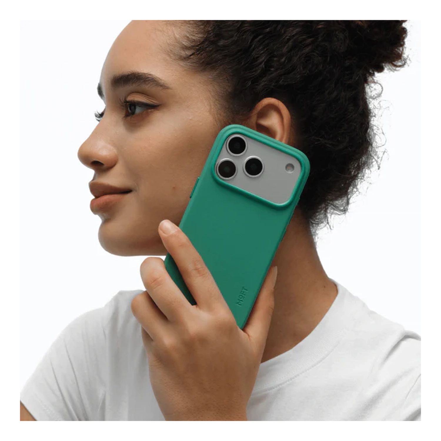 MOFT MOVAS Snap iPhone 17 Pro Max Hoesje MagSafe Leer Back Cover Groen afbeelding 14