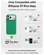 MOFT MOVAS Snap iPhone 17 Pro Max Hoesje MagSafe Leer Back Cover Groen afbeelding 4