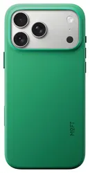 MOFT MOVAS Snap iPhone 17 Pro Max Hoesje MagSafe Leer Back Cover Groen afbeelding