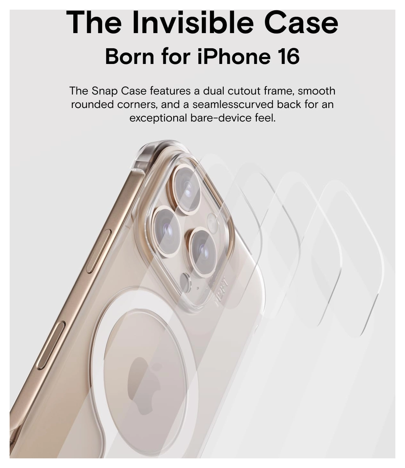 MOFT Invisible Case Clear iPhone 16 Pro Hoesje MagSafe Back Cover Transparant afbeelding 8