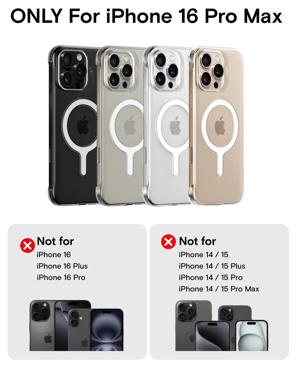 MOFT Invisible Case iPhone 16 Pro Max Hoesje MagSafe Back Cover Transparant afbeelding 8