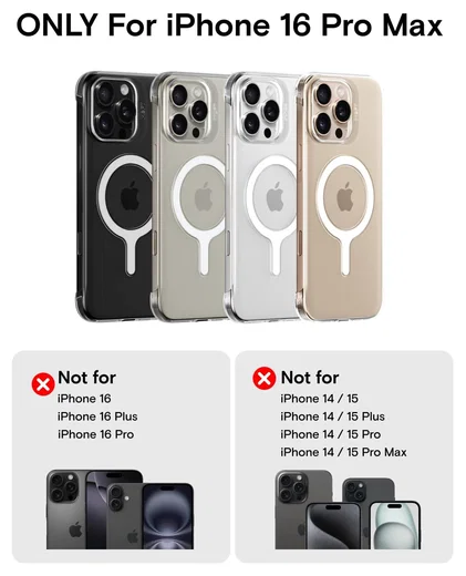 MOFT Invisible Case iPhone 16 Pro Max Hoesje MagSafe Back Cover Transparant afbeelding 8