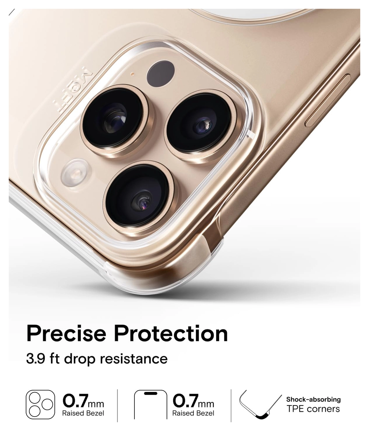 MOFT Invisible Case iPhone 16 Pro Max Hoesje MagSafe Back Cover Transparant afbeelding 4