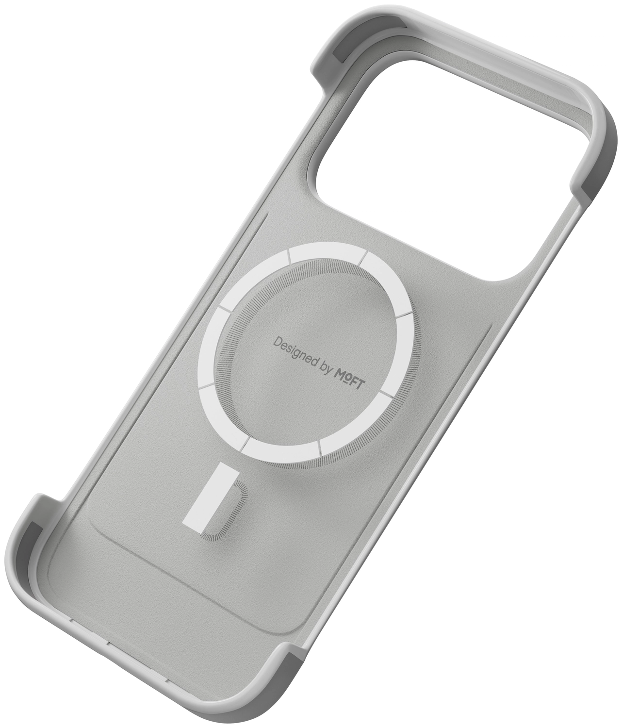 MOFT MOVAS Frame iPhone 17 Pro Hoesje MagSafe Back Cover Ultra Dun Grijs afbeelding 9