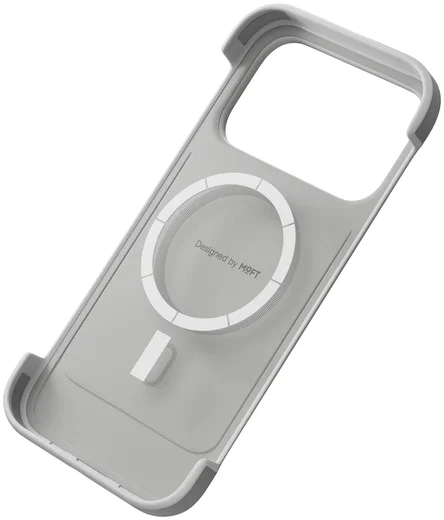 MOFT MOVAS Frame iPhone 17 Pro Hoesje MagSafe Back Cover Ultra Dun Grijs afbeelding 9