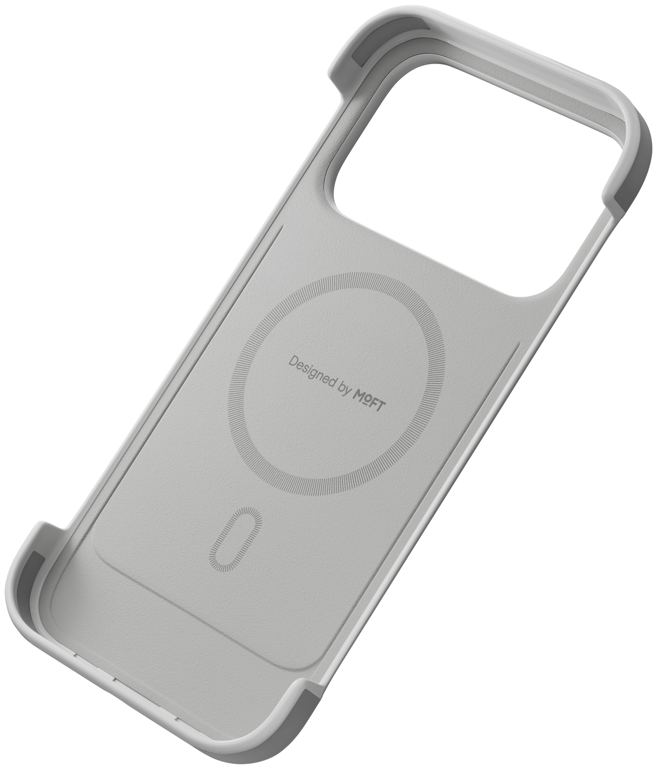 MOFT MOVAS Frame iPhone 17 Pro Hoesje MagSafe Back Cover Ultra Dun Grijs afbeelding 10