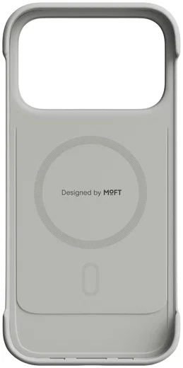 MOFT MOVAS Frame iPhone 17 Pro Hoesje MagSafe Back Cover Ultra Dun Grijs afbeelding 11