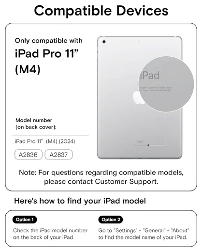 MOFT Float Folio Book Case iPad Pro 11 (2024/2025) Hoes met Standaard Zwart afbeelding 2