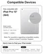 MOFT Float Folio Book Case iPad Pro 13 (2024/2025) Hoes met Standaard Zwart afbeelding 2