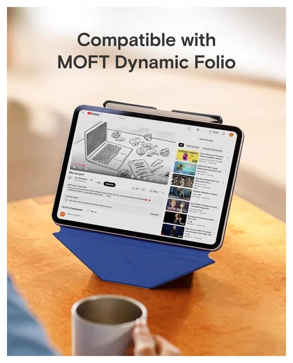MOFT Apple Pencil (Pro) Houder voor Dynamic Folio & Float Folio Hoes Zwart afbeelding 7