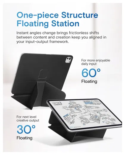 MOFT Dynamic Folio iPad Air 11 (2024/2025) / Air 10.9 (2022/2020) Hoes Zwart afbeelding 5