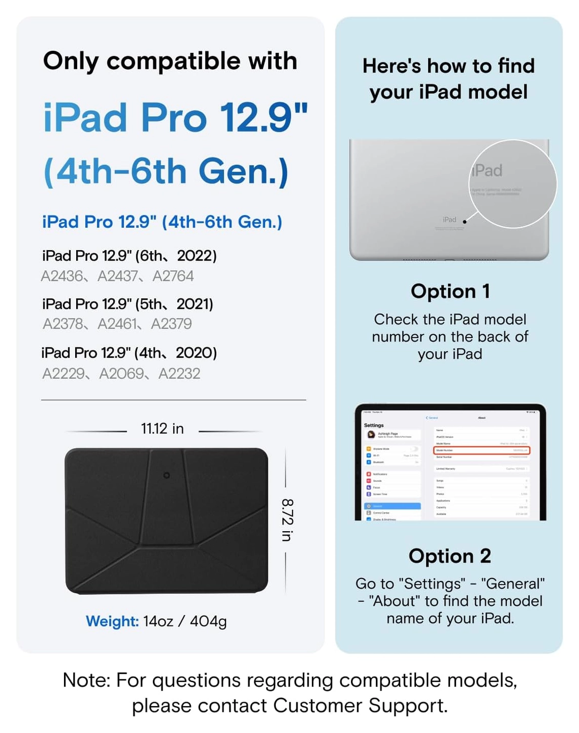 MOFT Dynamic Folio iPad Pro 12.9 Hoes Book Case met Standaard Zwart afbeelding 2