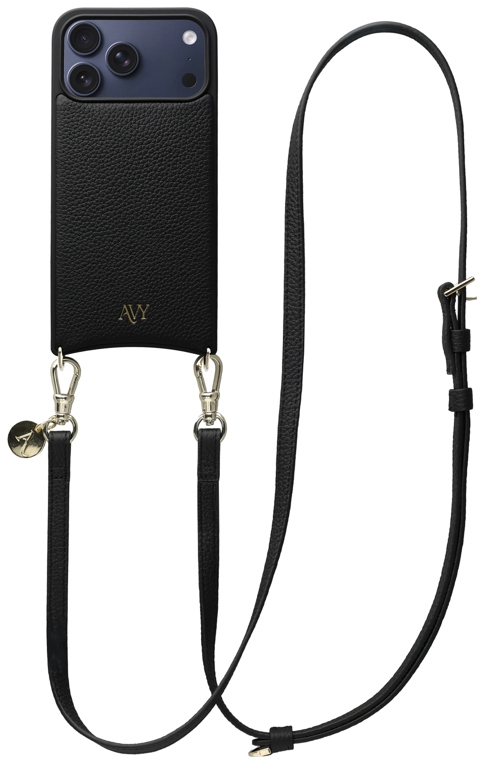 AVY Apple iPhone 17 Pro Max - Essential Kit - Zwart - Long Leather afbeelding 1