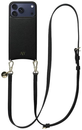 AVY Apple iPhone 17 Pro Max - Essential Kit - Zwart - Long Leather afbeelding 1