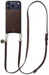 AVY Apple iPhone 17 Pro Max - Essential Kit - Chocolate - Long Leather afbeelding