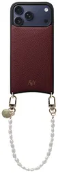 AVY Apple iPhone 17 Pro Max - Essential Kit - Burgundy - Perla Chic afbeelding