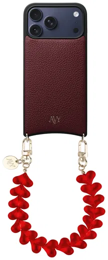 AVY Apple iPhone 17 Pro Max - Essential Kit - Burgundy - Cupid Clear Red afbeelding 1