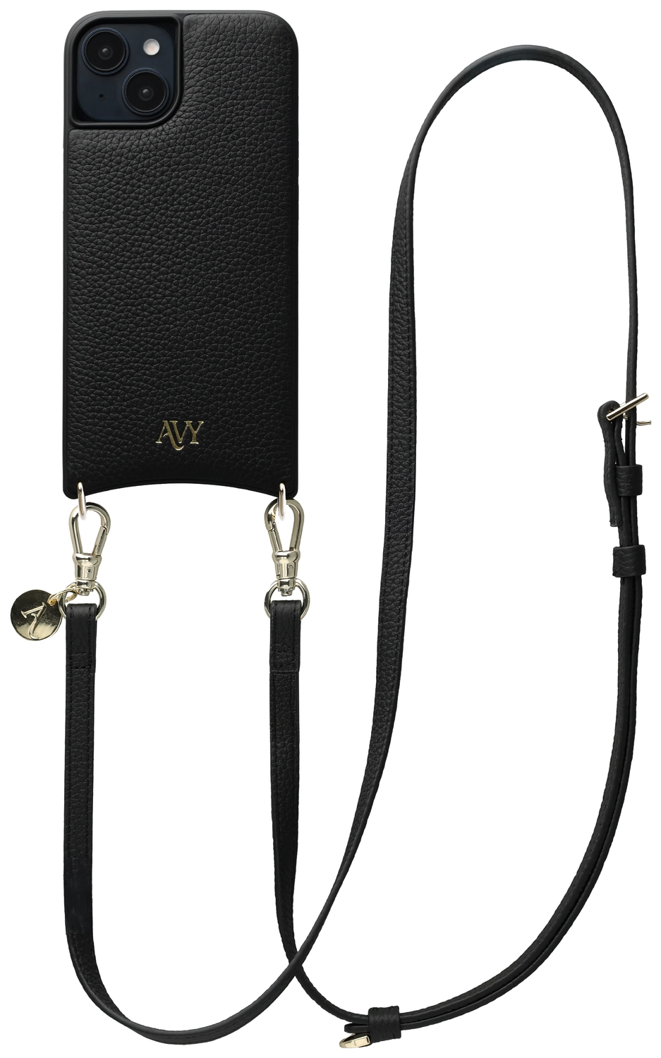 AVY Apple iPhone 14 / 13 - Essential Kit - Zwart - Long Leather afbeelding 1