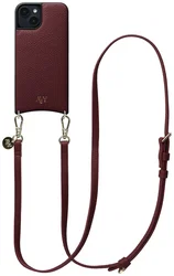 AVY Apple iPhone 14 / 13 - Essential Kit - Burgundy - Long Leather afbeelding