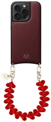 AVY Apple iPhone 14 Pro - Essential Kit - Burgundy - Cupid Clear Red afbeelding