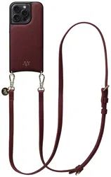 AVY Apple iPhone 14 Pro - Essential Kit - Burgundy - Long Leather afbeelding