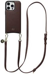 AVY Apple iPhone 16 - Essential Kit - Chocolate - Long Leather afbeelding