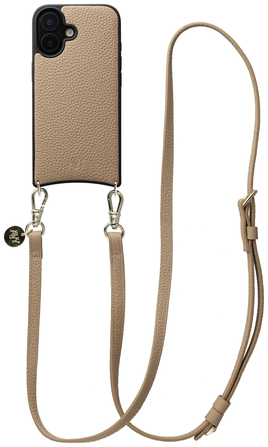 AVY Apple iPhone 16 - Essential Kit - Beige - Long Leather afbeelding 1