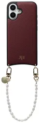 AVY Apple iPhone 16 - Essential Kit - Burgundy - Perla Chic afbeelding
