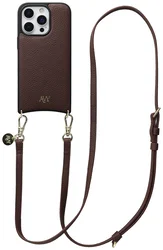 AVY Apple iPhone 16 Pro - Essential Kit - Chocolate - Long Leather afbeelding