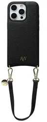 AVY Apple iPhone 16 Pro Max - Essential Kit - Zwart - Short Leather afbeelding