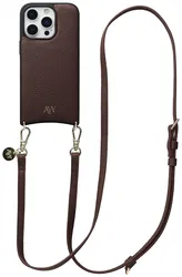 AVY Apple iPhone 16 Pro Max - Essential Kit - Chocolate - Long Leather afbeelding