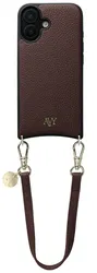 AVY Apple iPhone 17 - Essential Kit - Chocolate - Short Leather afbeelding