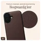 AVY Apple iPhone 17 - Essential Kit - Chocolate - Long Leather afbeelding 7