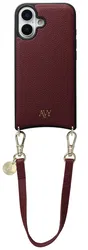 AVY Apple iPhone 17 - Essential Kit - Burgundy - Short Leather afbeelding