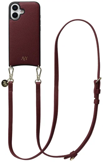 AVY Apple iPhone 17 - Essential Kit - Burgundy - Long Leather afbeelding 1